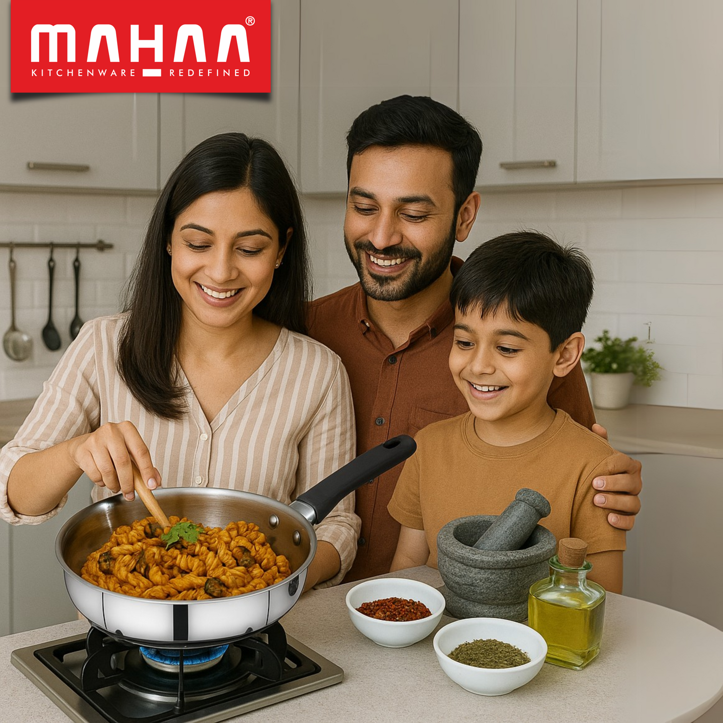 Chroma Fry Pan - Compatible with Induction, Gas & Electric Stove (25% OFFER)