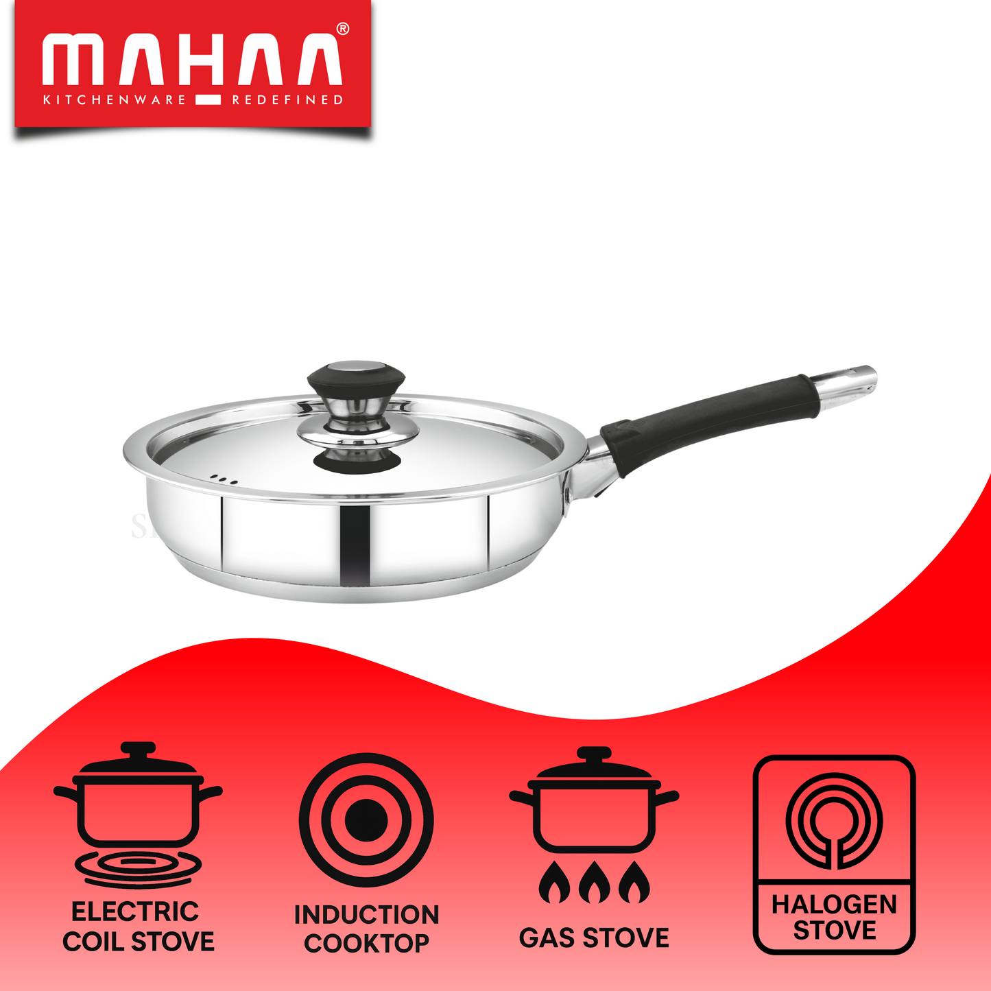 Chroma Fry Pan - Compatible with Induction, Gas & Electric Stove (25% OFFER)