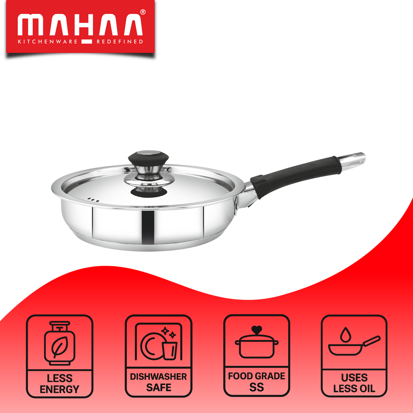 Chroma Fry Pan - Compatible with Induction, Gas & Electric Stove (25% OFFER)