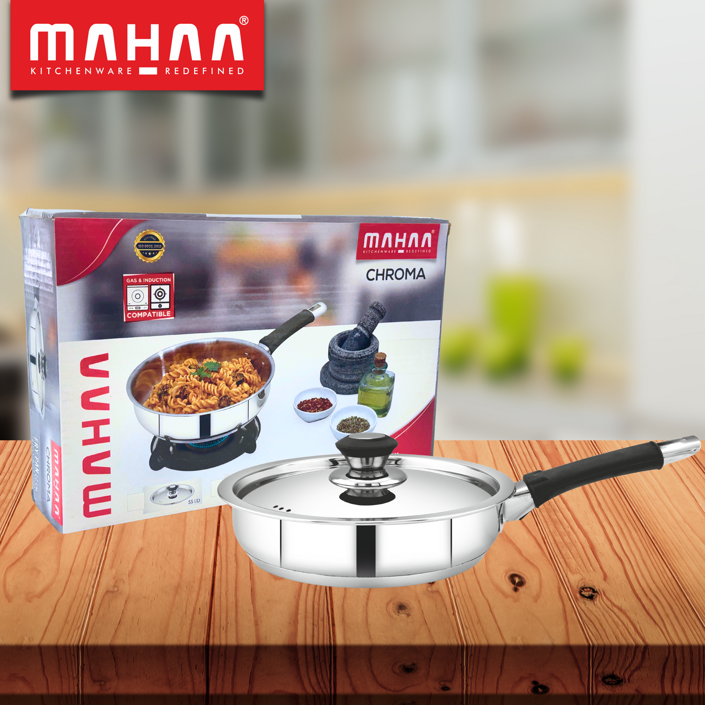 Chroma Fry Pan - Compatible with Induction, Gas & Electric Stove (25% OFFER)