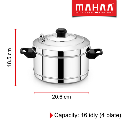 Idly Cooker - Induction and Gas compatible