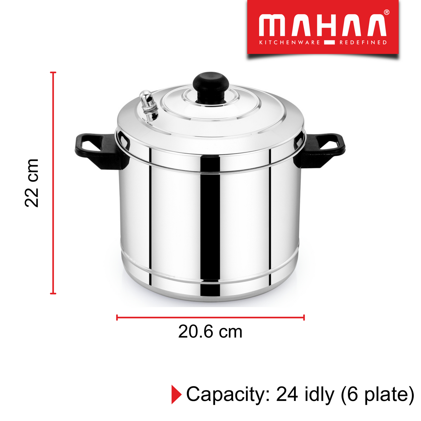Idly Cooker - Induction and Gas compatible