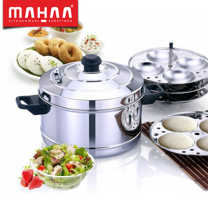 Idly Cooker - Induction and Gas compatible