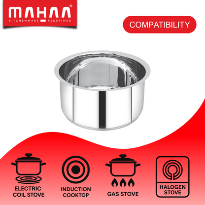 Avanti Tope Set - Encapsulated Triply Bottom - Induction and Gas compatible