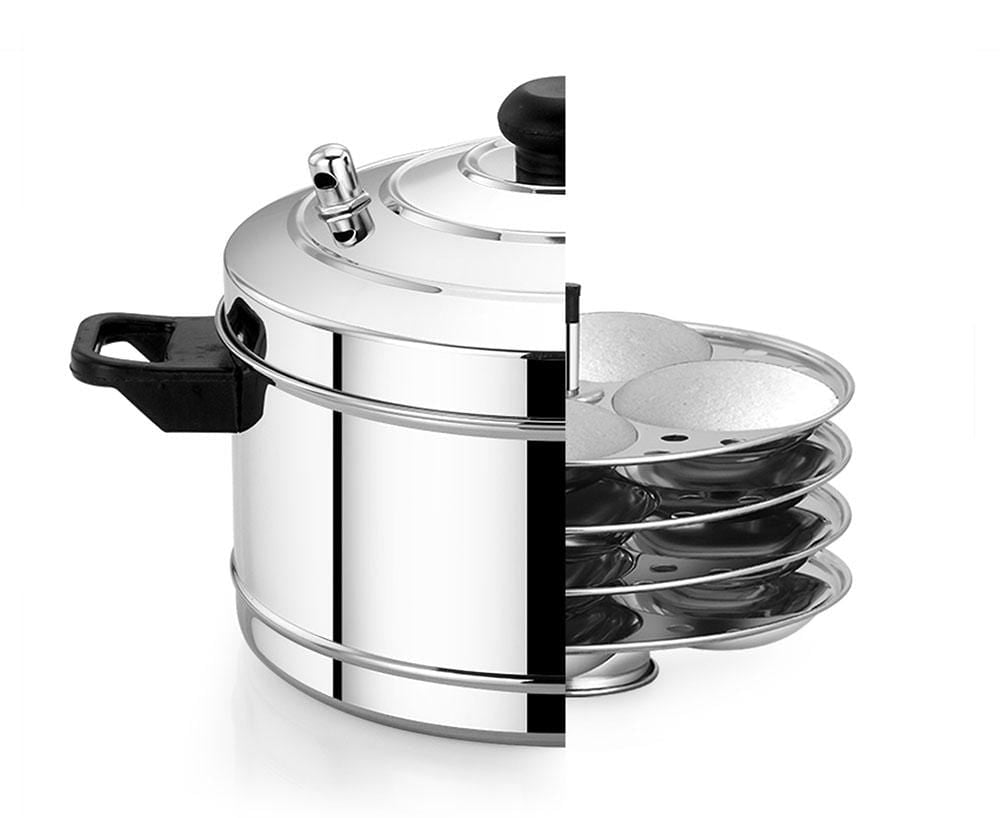 Idly Cooker - Induction and Gas compatible