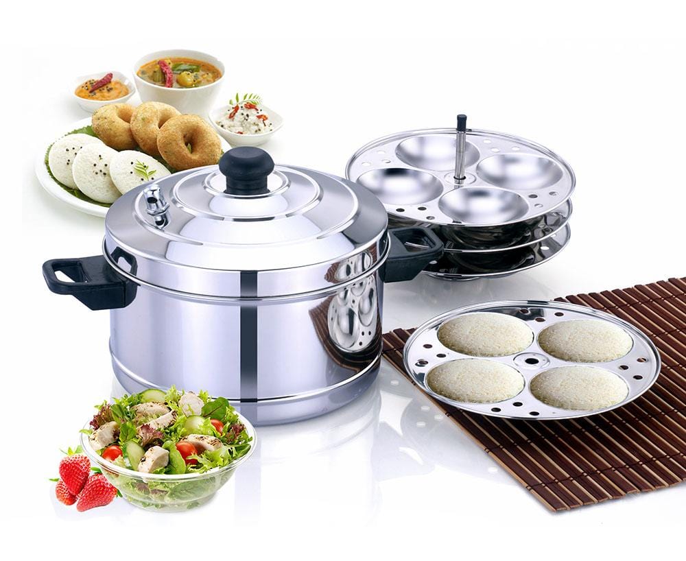 Idly Cooker - Induction and Gas compatible