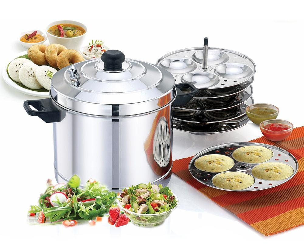 Idly Cooker - Induction and Gas compatible