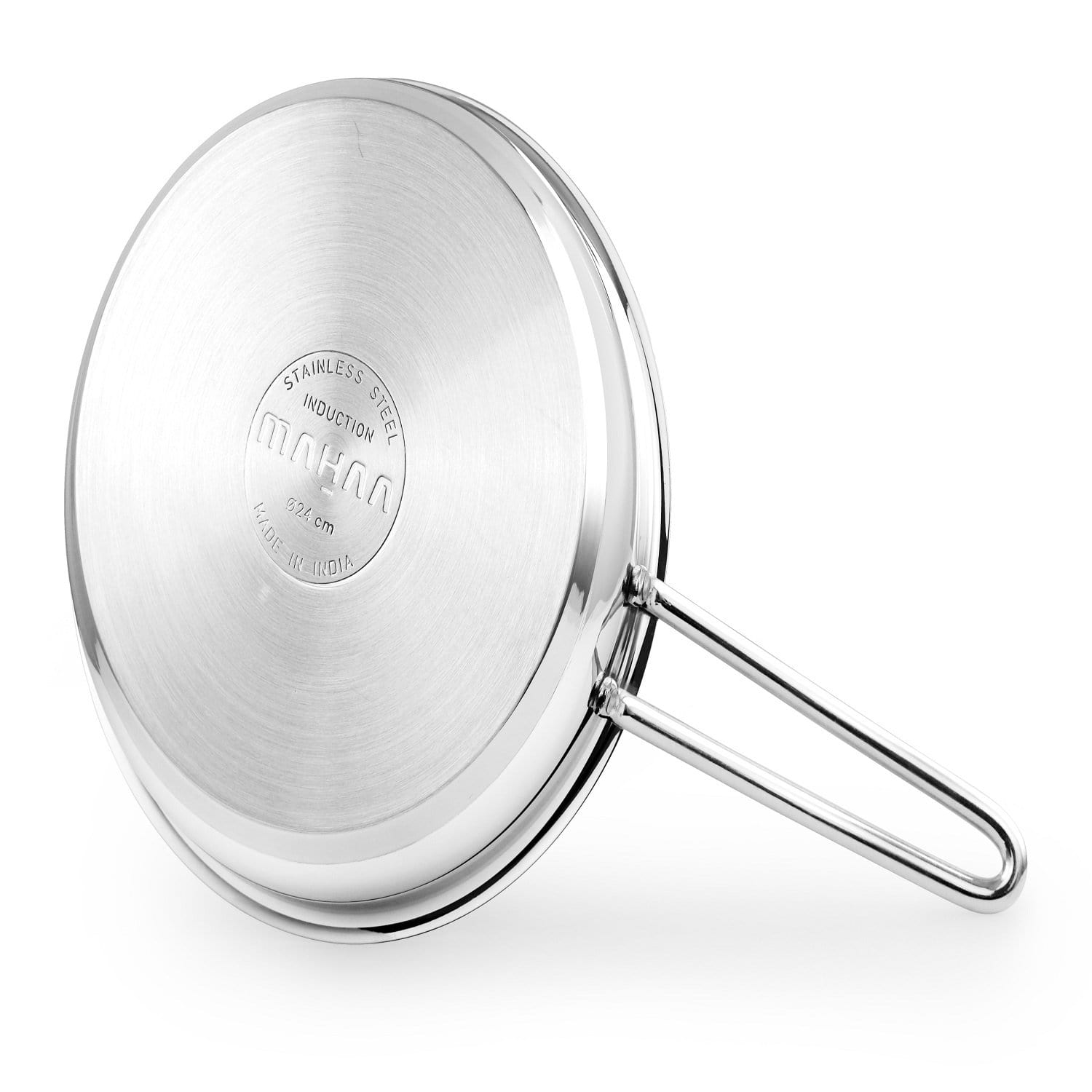 Avanti Fry Pan (Encapsulated Triply Bottom) with steel Lid - Induction and Gas compatible (15% Off)