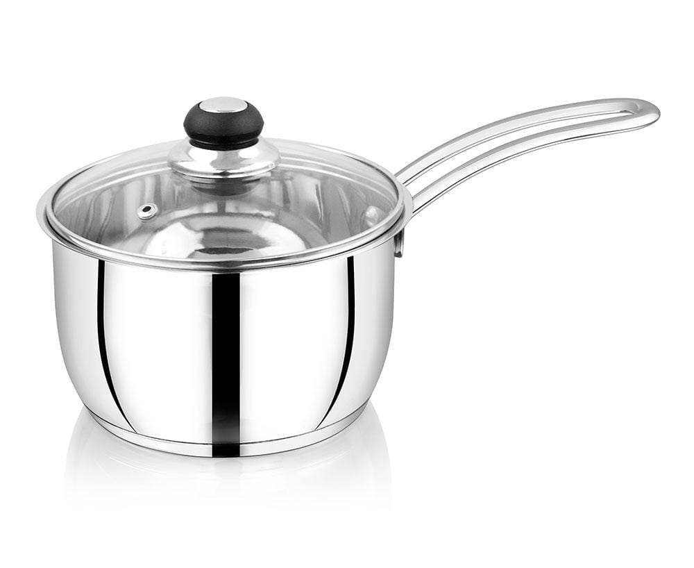 Avanti Sauce Pan (Encapsulated Triply Bottom) with steel Lid - Induction and Gas compatible (15% Off)