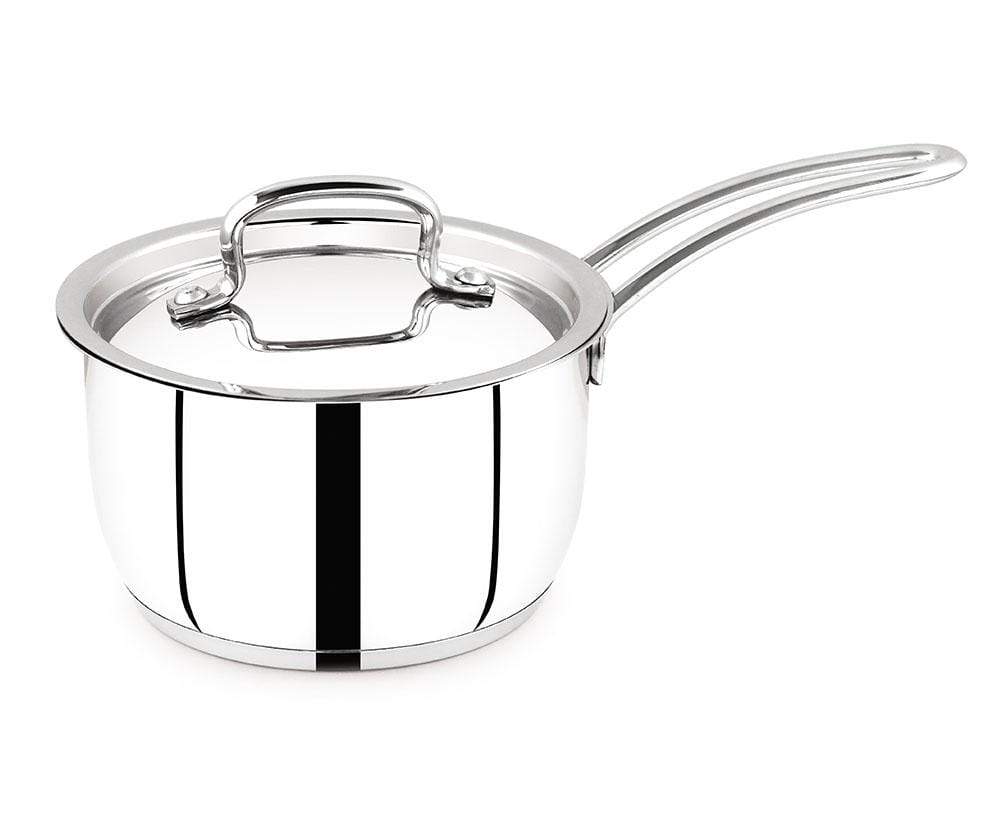 Avanti Series Combo (Avanti Cooking Pot-16Cm, Avanti Fry Pan-20Cm, Avanti Kadai-20Cm, Avanti Sauce Pan-16cm) Heavy Bottom (Tri-Ply Encapsulated Bottom)- Induction and Gas compatible