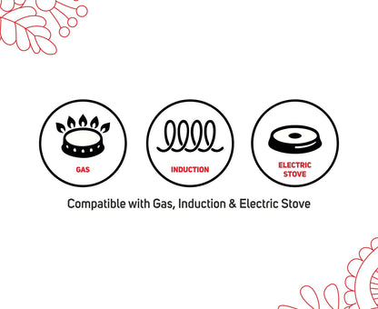 Idly Cooker - Induction and Gas compatible