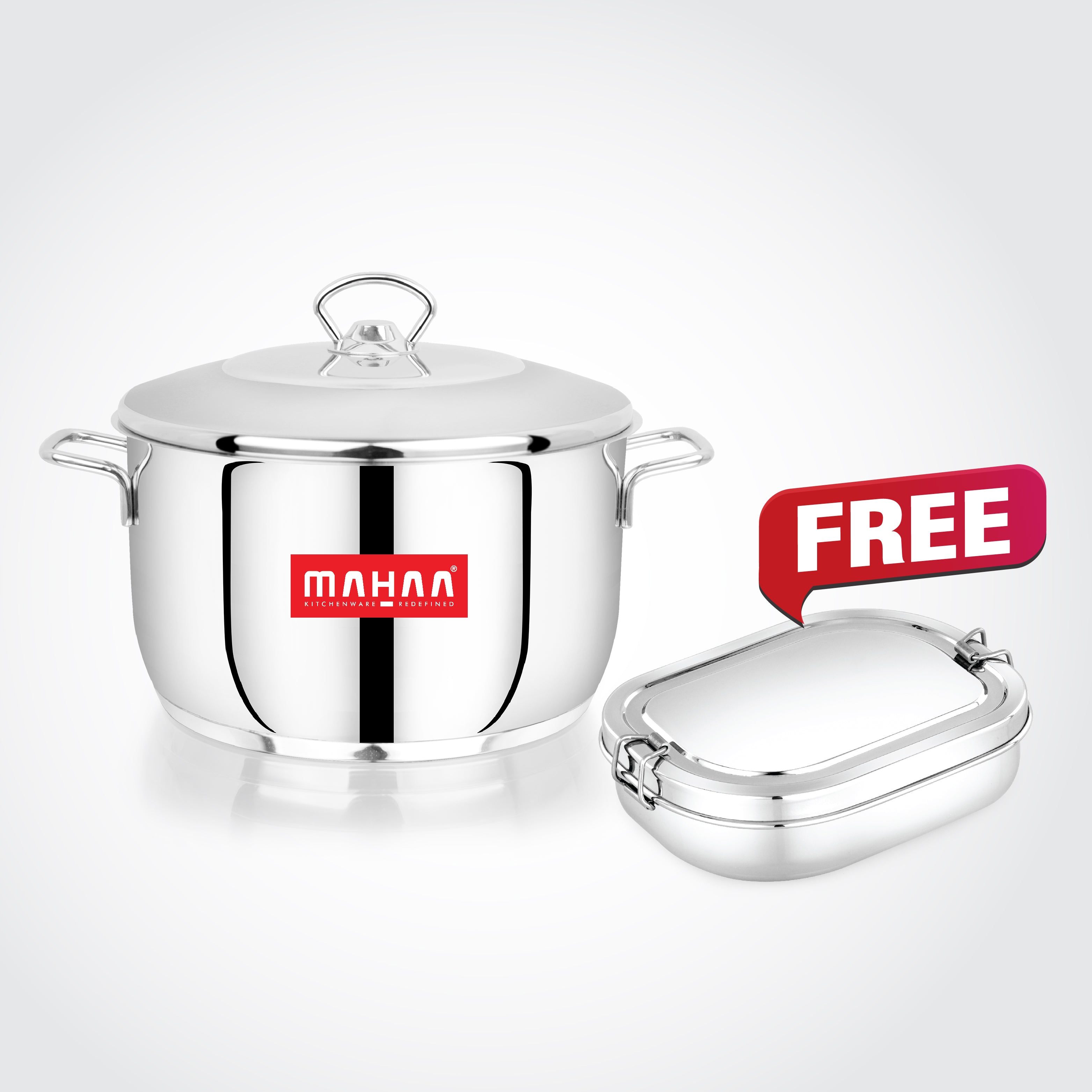 Mahaa offers #8: Avanti cooking Pot 24cm & Get Tango Lunch box FREE
